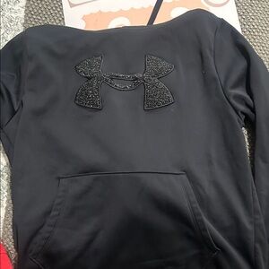 Under Armour Black Sweatshirt with Logo
